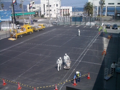 店舗駐車所整備工事