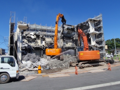 桐屋旅館 解体工事