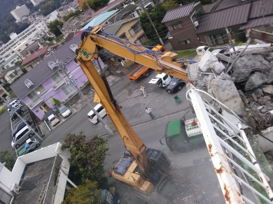 斉藤組社員寮 解体工事