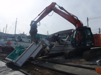 漁船 解体工事