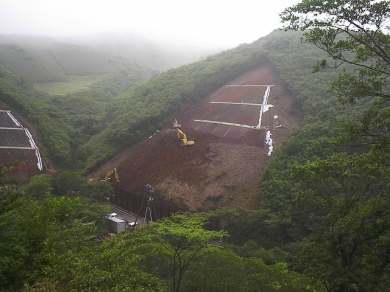 熱海大仁線 道路改良工事